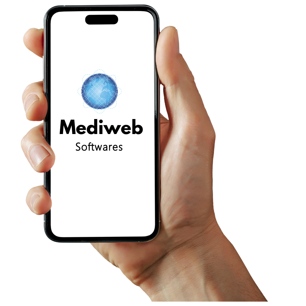 Mão segurando um dispositivo